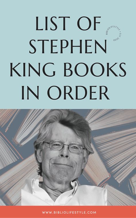 Stephen King Books, Best Stephen King Books, All Stephen King Books, Stephen King Books List, Stephen King Aesthetic, Back In 1974, Steven King, Scary Books, Nonfiction Writing