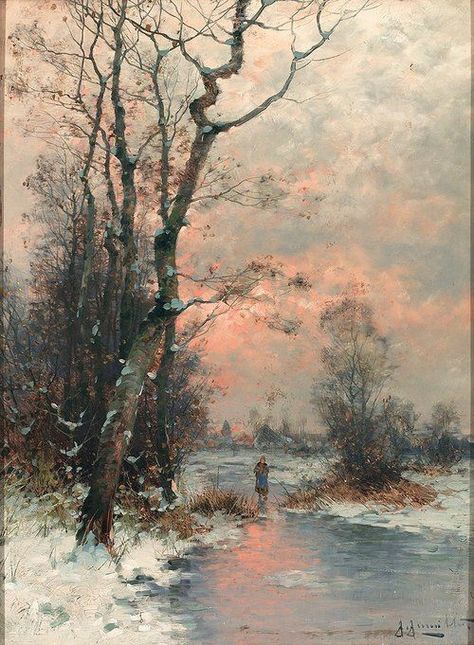 Lukisan Lanskap, Winter Picture, Winter Szenen, Winter Landscape Painting, Painting Snow, Seni Cat Air, Winter Painting, Tableau Art, 수채화 그림