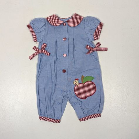 Light Blue Jumpsuit, Playsuits Outfit, Vintage Baby Boys, Fall School, Oshkosh Baby, Vintage Romper, Vintage Jumpsuit, Overall Skirt, Blue Jumpsuit