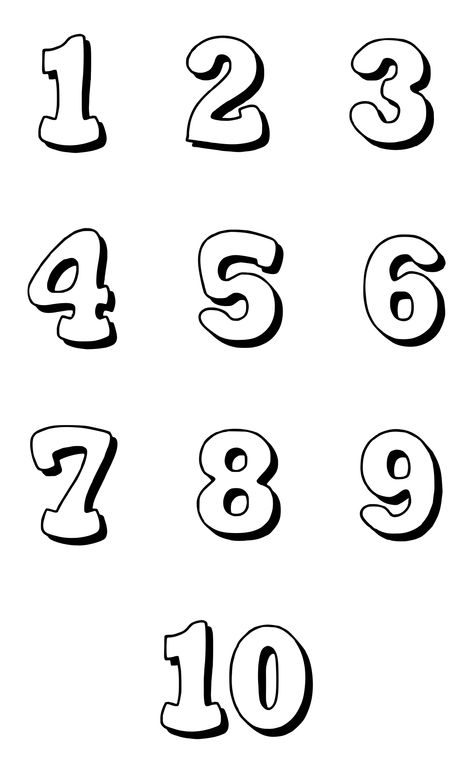 Printable Bubble Writing Numbers 1 10 How To Write Numbers In Different Fonts, Bubble Fonts Numbers, Preschool Numbers 1-10, Bubble Numbers Font, Bubble Letter Fonts Numbers, 1 To 10 Numbers Design, 2024 Bubble Letters, 1 Font Number, Number Fonts Bubble