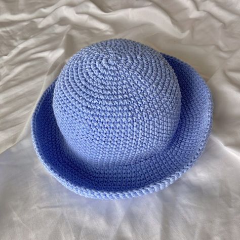 Single Crochet Bucket Hat Free Pattern, Crochet Sailor Hat Free Pattern, Blue Crochet Hat Pattern, Crochet Fedora Free Pattern, Easy Crochet Sun Hat Free Pattern, Crochet Spring Hats Free Pattern, Crochet Pattern Bucket Hat Free, Quick And Easy Crochet Hat Patterns Free, Simple Crochet Hat Pattern Free