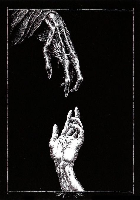 His hand reaches for me. He wants me for The Dead. I won’t yield to his call. He wants me in his bed.   I’m surrounded by his kind. Their cries echo in the night. He moves closer… 2 Hands Reaching Out Aesthetic, Poster Ideas Drawing, Hand Reaching Out, Deathcore Aesthetic, Necromancy Magic, Necromancy Aesthetic, Hades Wallpaper, Spell Magic, Ghost King