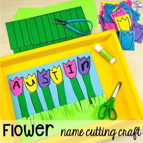 Montessori, Spring Theme For Preschool, Plant Activities For Preschool, Theme For Preschool, April Preschool, Spring Theme Preschool, Spring Preschool Activities, Spring Arts And Crafts, Scissor Practice