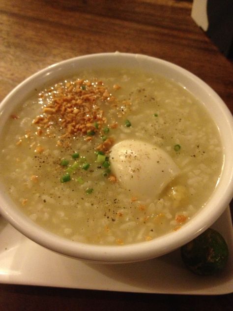 Arroz Caldo @ Lugaw Republic Tagaytay Tagaytay, Lugaw Food, Hummus, Ethnic Recipes, Quick Saves