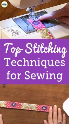 Patchwork, How To Top Stitch, Top Stitching Ideas Patterns, Top Stitching Ideas, Stitching Tops, Sew Tips, Sewing Darts, Tips For Sewing, Sewing Top