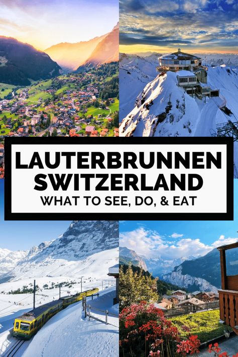 Things To Do In Lauterbrunnen, Laturbrunnen Switzerland, Lauderbrennan Switzerland, Lauterbrunnen Switzerland Photography, Switzerland Train, Swiss Summer, Switzerland Adventure, Switzerland Travel Itinerary, Wengen Switzerland