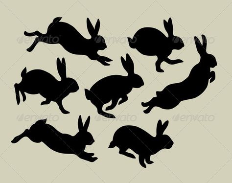 vector graphic Rabbit Running Art, Patchwork, Croquis, Running Bunny Drawing, Rabbit Running Illustration, Running Rabbit Drawing, Bunny Running Drawing, Rabbit Running Tattoo, Running Rabbit Illustration