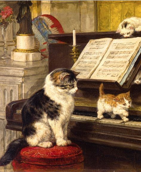 14 Paintings That Prove Cats Have Always Been Art's Greatest Muses.  Cat paintings have been amazing humanity throughout time.  Cats in classical and modern art history. Cats Through History, Cat Impressionist Painting, Greatest Paintings Of All Time, Famous Cat Paintings, Cats In Art History, Classic Art Sketches, Classic Paintings Famous, Classical Art Aesthetic, Painting Ideas Cat