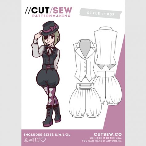 Ouji Sama (037) | Textillia Couture, Cosplay Sewing Patterns, Sewing Patterns Beginner, Cosplay Sewing, Tailored Vest, Sewing Things, Cosplay Tutorial, Japanese Street, Japanese Streets
