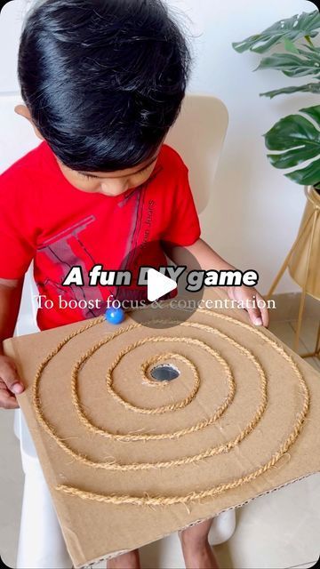 180K views · 4.6K likes | Ankita Bag on Instagram: "#save this to try with your kiddo 👇  A fun DIY game for kids that helps enhance their cognitive skills and hand-eye coordination, making it a great way to boost focus and concentration. A must-try game for little ones!  #letstalk about fun games for toddler 😀  ➡️Recommended age : 3y+ (Reeyansh is 3.5y)  🔊If you like to watch more such DIY activities do follow @reeyansh_ad  LIKE | SHARE | SAVE  #playathome  #braindevelopment #earlylearning #playinspiration #playtolearn #playideasforkids #playbasedlearning #play #kidsactivities #toddle #KidsAtHome #IndoorActivities #FamilyFun #CreativeKids #DIYKids #HomeLearning #ToddlerActivities #ParentingTips #CraftsForKids #playtimeathome #ToddlerPlaytime #IndoorAdventures" Eye Hand Coordination Activities, Fun Games For Toddlers, Indoor Games For Toddlers, Brain Gym Exercises, Coordination Activities, Diy Kids Games, Focus And Concentration, Indoor Games For Kids, Brain Gym