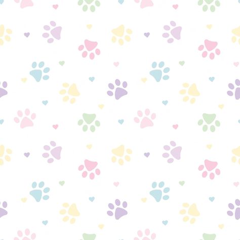 Rare Icons, Puppy Backgrounds, Paw Wallpaper, Paw Background, Heart Pattern Background, Crochet Baby Costumes, Pastel Color Background, Poodle Puppy Standard, Puppy Paw Prints