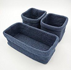 Crochet Storage Baskets, Crochet Basket Pattern Free, Yarn Organization, Crochet Baskets, Crochet Storage, Mode Crochet, Yarn Storage, Trendy Crochet, Crochet Basket Pattern