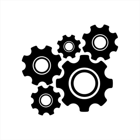 Graphic Design Icons Symbols, Gears Drawing, Gears Illustration, Innovation Illustration, Gear Illustration, Gear Pattern, Setting Icon, Gear Drawing, Retro Games Wallpaper