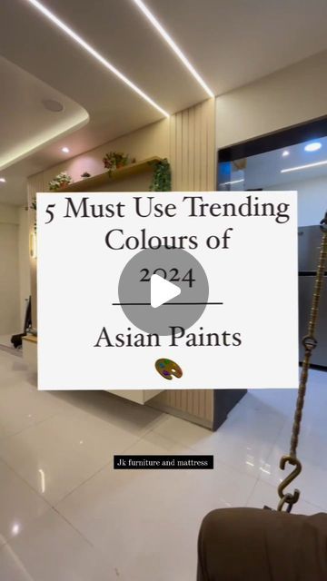 JK FURNITUR & MATTRESS on Instagram: "5 Most Use Trending Colours of 2024 🔥🔥 #InteriorStyling #interiordesigners #homedecor #homecolours #furnitureideas #interiorideas #colourideas #asianpaints #designer #jkfurnitureshop" Living Room Colors Asian Paints, Wall Paint Combinations Colour Schemes, House Colour Ideas Interiors, Living Room Asian Paint Color Ideas, Asian Paint Bedroom Color Ideas, Bedroom Asian Paint Colors, Bedroom Color Combination Asian Paints, Asian Paints Interior Colour Combination, Trending Paint Colors For 2024