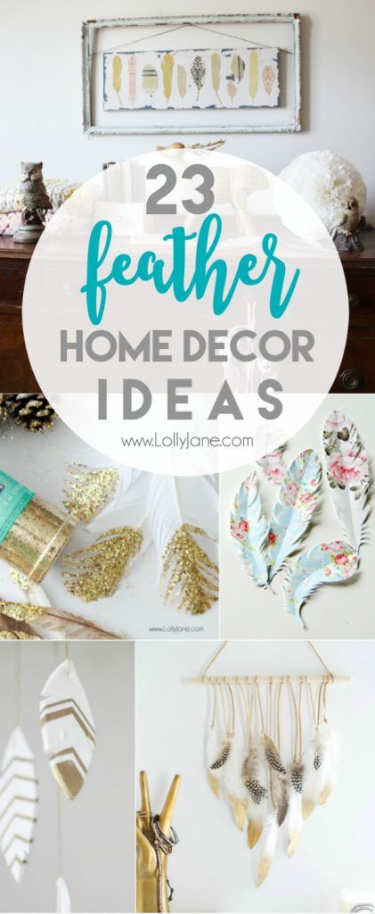 Feather Home Decor, Diy Feather, Fun Home Decor, Feather Diy, Inexpensive Home Decor, Diy Home Decor Ideas, Feather Crafts, Hippie Home Decor, Diy Decor Crafts