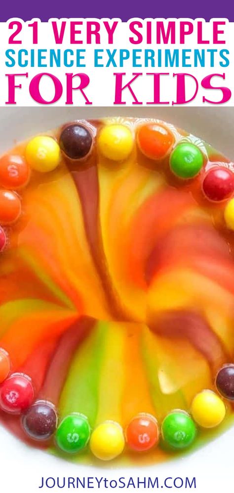 Skittle Rainbow Experiment, Skittles Rainbow Experiment, Skittles Science Experiment, Simple Science Experiments For Kids, Skittles Experiment, Science Projects For Preschoolers, Simple Science Experiments, Cool Science Projects, Rainbow Experiment