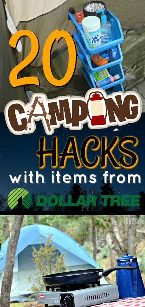 20 GENIUS Camping Hacks Using Dollar Tree Items - Hip2Save Camping Ideas For Couples, Wheel Storage, Camping Hacks With Kids, Zelt Camping, Camping Bedarf, Tree Camping, Camping Sauvage, Camping Snacks, Camping 101