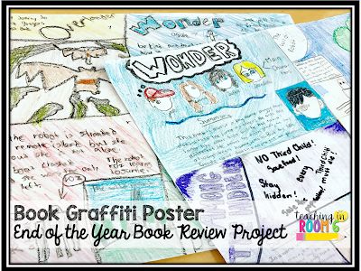 Book Graffiti Poster, an education post from the blog Teaching in Room 6, written by Stephanie on Bloglovin’ Book Project Ideas, Graffiti Poster, Middle School Books, Elementary Books, Social Studies Education, Teaching Posters, American History Lessons, Reading Projects, Library Skills