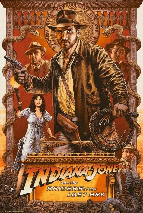 Custom Raiders of the lost Ark artwork Indiana Jones 2, 80s Movie Posters, Indiana Jones Films, Indie Movie Posters, Action Movie Poster, Raiders Of The Lost Ark, Lost Ark, The Raiders, Iconic Movie Posters