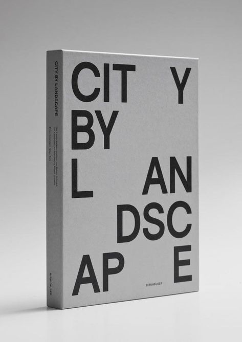 City By Landscape Publication Minimal Typography Layout, Architecture Book Cover Design, Architecture Book Layout, Editorial Design Layouts, Editorial Publication, Fashion Publication, Typography Book Cover, Minimal Book, 브로셔 디자인