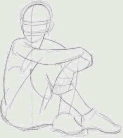 Sitting, body position; How to Draw Manga/Anime Drawing Pose Sitting Down, Body Pose Drawing Sitting, Sitting Poses Drawing Perspective, Cool Poses Drawing Sitting, Seated Drawing Reference, Guy Poses Drawing Reference Sitting, Curling Up Pose Drawing, How To Draw A Sitting Pose, Figure Drawing Reference Poses Sitting