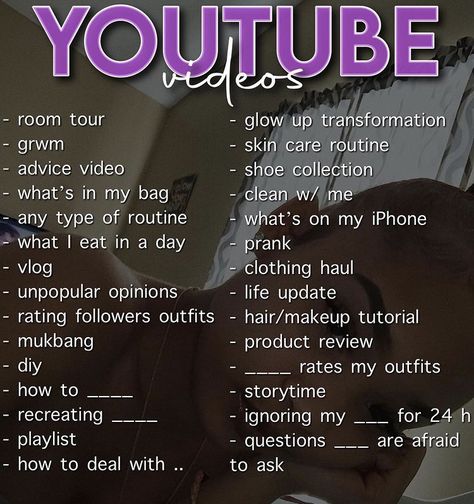 Aesthetic Yt Video Ideas, Names To Call Your Youtube Subscribers, Ideas For Yt Videos, Q&a Thumbnail, Tips For Starting A Youtube Channel, Username Ideas For Youtube, Youtube Channel Recommendation, Youtube Starter Tips, Yt Video Ideas Aesthetic