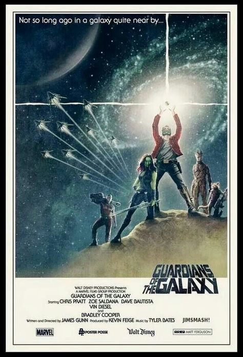 Guardians Of The Galaxy Matt Ferguson, Galaxy Poster, Fan Poster, Image Film, Septième Art, Rocket Raccoon, Plakat Design, Film Star, Star Wars Inspired