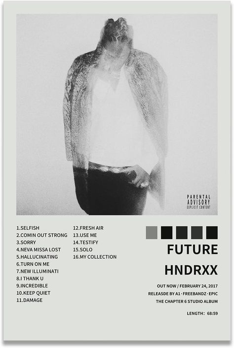 Amazon.com: Aorozhi Rapper posters Future Poster HNDRXX Music Album Cover Posters Canvas Wall Art Picture Print Modern Family Bedroom Decor 12x18inch Unframed: Posters & Prints Album Wall Posters, Future Posters Rapper, Future Rapper Poster, Future Poster Rapper, Hndrxx Future, Pnd Album Cover, Rapper Posters, Album Cover Wall Decor, Future Rapper
