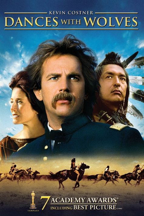 "Dances with Wolves" (1990) Kevin Coster, dir.      #1990 #Kevin_Coster Cool Watches For Men, Wolf Movie, Dances With Wolves, Great Movies To Watch, Best Cinematography, Movies Worth Watching, Film Posters Vintage, Movie Covers, Kevin Costner