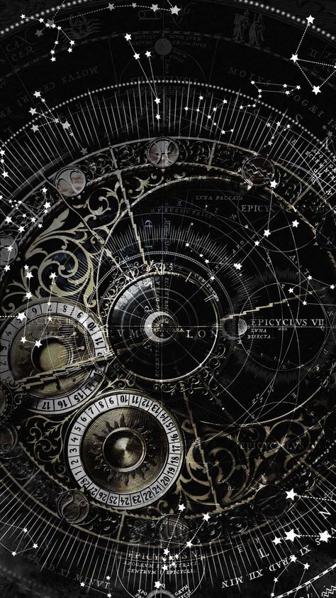 Star Clock IPhone Wallpaper HD - IPhone Wallpapers : iPhone Wallpapers Wallpaper Time, Steampunk Wallpaper, Clock Wallpaper, Artistic Wallpaper, Ipad Wallpapers, Witchy Wallpaper, Celestial Art, Free Iphone Wallpaper, Steampunk Art