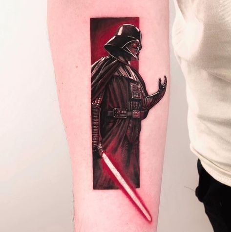 20 of the most amazing Darth Vader Tattoos! - Body Artifact Patchwork, Darth Vader Tattoo Design, Vader Tattoo, Star Wars Tattoo Sleeve, Darth Vader Tattoo, Darkside Tattoo, Spiderman Tattoo, American Flag Tattoo, Flag Tattoo