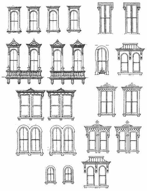 Victorian Houses, Victorian Architecture, Window Options, Victorian Windows, Antique Window, Gothic Windows, Victorian Buildings, Architecture Concept Drawings, Architecture Drawing Art