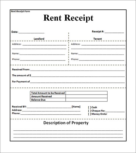 Rental Receipt Template House Receipt, House Rent Receipt, Rental Receipt, Rent Receipt, Usa House, Landlord Tenant, Receipt Template, Photo To Video, Being A Landlord