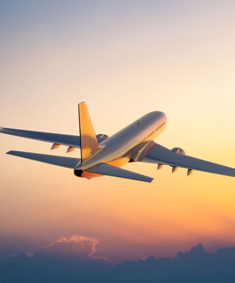 A New Technology Will Soon Let Airlines  Charge Different Fares For Different People+#refinery29uk Airplane Wallpaper, Best Airlines, May Bay, Airline Travel, Night Background, Different People, Airplane Travel, Night Landscape, Air Travel