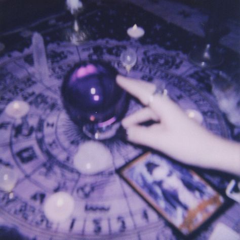 Model @miah.pereira on instagram #witchcraft#thelovewitch#lovewitch#lovespell#candle#magic#candlemagic#polaroid#occult #whimsigoth#whimsygoth Spectra Monster High, Coven Witches, Purple Goth, Witch Core, Purple Aura, Ball Aesthetic, Mazzy Star, Crystal Aesthetic, Dark Purple Aesthetic