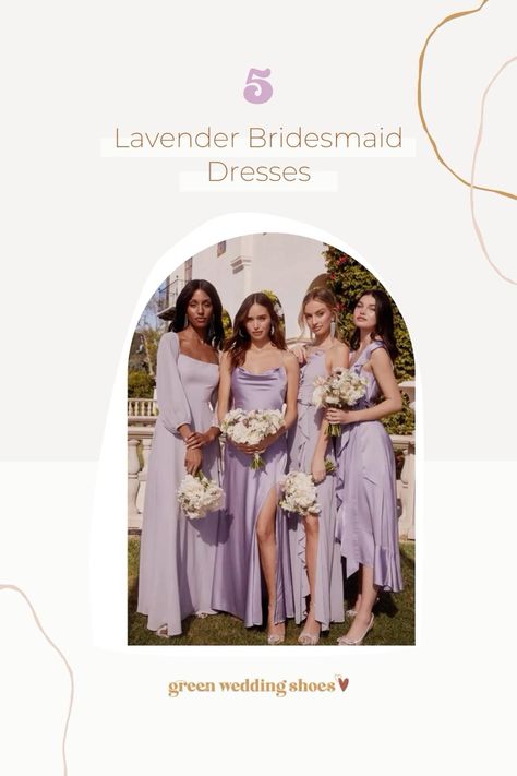 Bridesmaid Outfit, Lavender Bridesmaid, Purple Bridesmaid Dress, Lavender Bridesmaid Dresses, Bridesmaids Dress Inspiration, Mismatched Bridesmaids, Perfect Bridesmaid Dress, Green Bridesmaid Dresses, Long Bridesmaid Dress