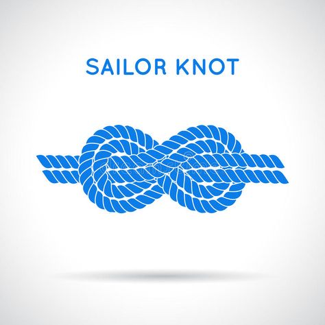 Sailor Knot, Nautical Knots, Sailor Knots, Infinity Sign, Infinity Knot, Diy Friendship Bracelets Patterns, Graphic Design Elements, Nautical Rope, Jewelry Knots