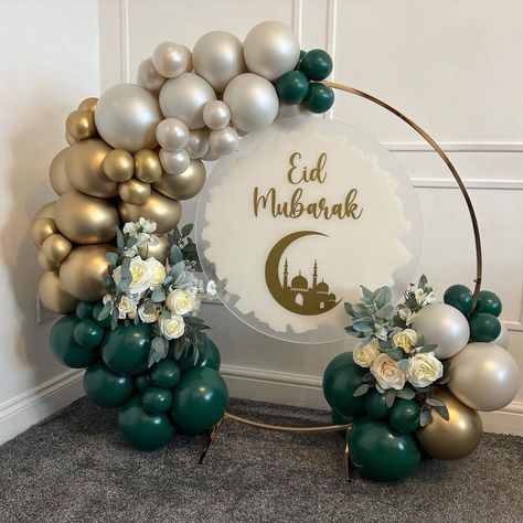 Balloons and events | EID MUBARAK Hope everyone enjoyed Eid. I had the pleasure to create this for the lovely @shahnazislam_ for Eid. Flowers from… | Instagram Eid Decoration Ideas, Aid Mubarak, Eid 2024, Eid Balloons, Birthday Toast, Eid Ideas, Eid Mubarak Decoration, Decoration Evenementielle, Eid Mubarak Wishes