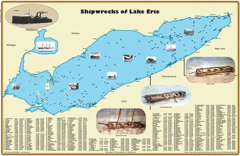 Shipwrecks of Lake Erie Great Lakes Shipwrecks, Boating Life, Travelling Thailand, Ship Wrecks, Great Lakes Ships, Erie Pa, Lake Living, Lake Ontario, Happy Travels