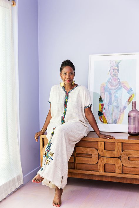 Afro Boho Chic Decor, Caribbean Style Homes Interior Design, Malene Barnett, Caribbean Style Homes, Caribbean Interior Design, Architecture Digest, Afro Boho, Transformation Images, Caribbean Decor