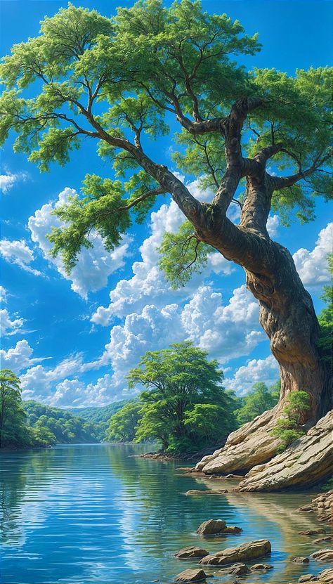 Landscape Reference Photos Nature, Nature Pictures Background, Landscape Photos To Paint, Beautiful Landscape Drawing, Beautiful Paintings Of Nature, View Of Nature, Nature Explorer, Desenhos Love, New Nature Wallpaper