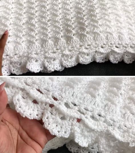 Couture, Crochet Baby Shawl Free Pattern Blankets, Baptism Baby Blanket Crochet Pattern Free, Craft And Crochet, Vintage Baby Blanket Crochet Pattern, Easy Crochet Baby Blanket Free Pattern, Crochet Pram Blanket, Crochet Baby Shawl, Baby Blanket Crochet Pattern Easy