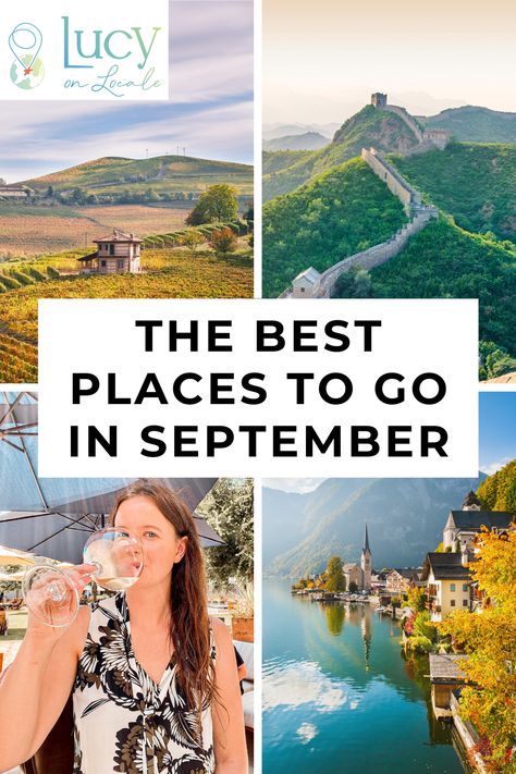 September Travel Destinations, Europe In September, September Travel, 2023 Vacation, Abroad Travel, Travel Inspiration Destinations, Countries To Visit, 50 Style, Fall Travel