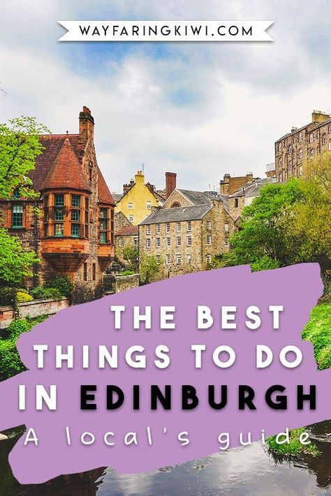 Are you planning a trip to Edinburgh Scotland? Make sure you read my best tips on things to do in Edinburgh! I've been living in Edinburgh for over 1 year now, and here are my favourite things to see in Edinburgh. Don’t forget to save this to your travel board so you can find it later! Edinburgh things to do in | What to do in Scotland | Scotland Edinburgh | Edinburgh Scotland Castle | Dean Village Edinburgh #thingstodoinedinburgh #edinburgh #edinburghscotland Things To See In Edinburgh, What To Do In Edinburgh, Dean Village Edinburgh, Dean Village, Things To Do In Edinburgh, Scotland Travel Guide, Edinburgh Travel, Scotland Vacation, Scotland Edinburgh