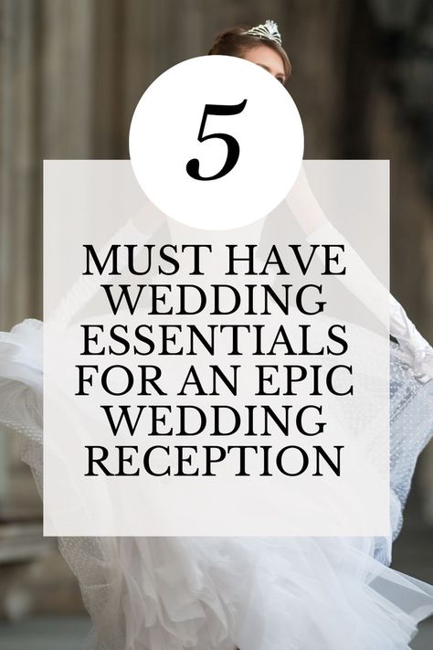 Planning your wedding recpetion? This guide has the top steps to take for the perfect wedding recption that everybody enjoys. I have included wedding ideas, wedding reception ideas, wedding ideas on a budget, wedding essentials, unique wedding ideas, fun wedding ideas, wedding essentials checklist, wedding inspiration spring, wedding inspiration summer, and more! Things You Need For A Wedding, Entertainment Wedding Ideas, Wedding Essentials Checklist, Wedding Ideas Fun, Fun Wedding Reception Ideas, Causal Wedding, Diy Wedding Reception Decorations, Wedding Reception Checklist, Wedding Ideas Reception