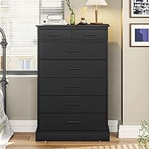 Black Chest Of Drawers, Drawers For Bedroom, Clothes Organizer, Storage Tower, 5 Drawer Dresser, Dresser Chest, Tall Dresser, Living Room Hallway, Storage Towers