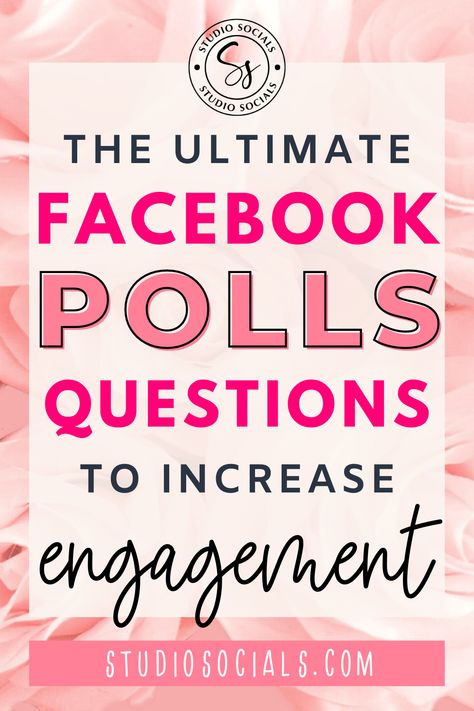 Use Facebook polls questions or Facebook questions posts to increase your engagement. We have an awesome list of questions for Facebook engaging and questions to ask on social media to help get the conversation started. Fun Polls For Facebook, Games For Fb Groups, Get To Know Me Social Media Post, Post For Facebook Interactive, Good Morning Engagement Post, Interactive Engagement Posts, Engagement Facebook Posts Social Media, Business Games Social Media, Question For Facebook Posts