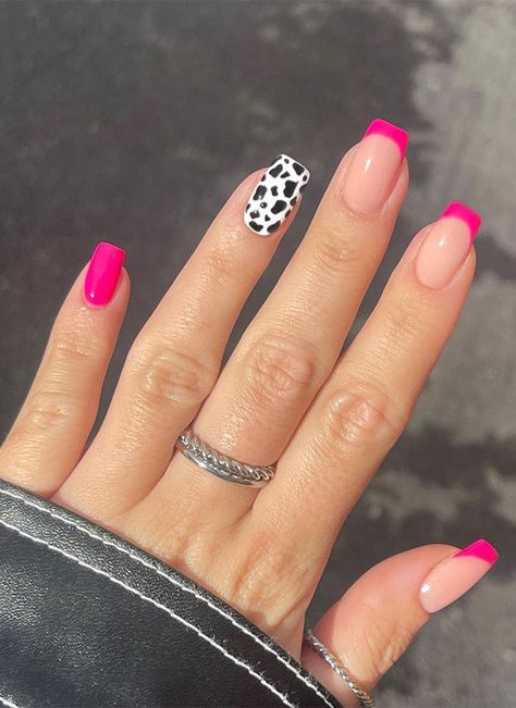 Pink Short Nails, Country Acrylic Nails, Nail 2022, Cowboy Nails, Western Nails, Nails Pastel, Nail Design Spring, Art 2022, Country Nails