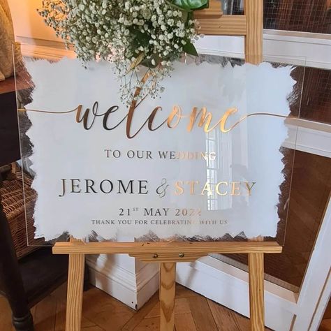 Acrylic Wedding Welcome Sign, Wedding Reception Signs, Colour Splash, Modern Wedding Decor, Personalized Wedding Sign, Sage Green Wedding, Reception Signs, Beautiful Eye, Acrylic Wedding