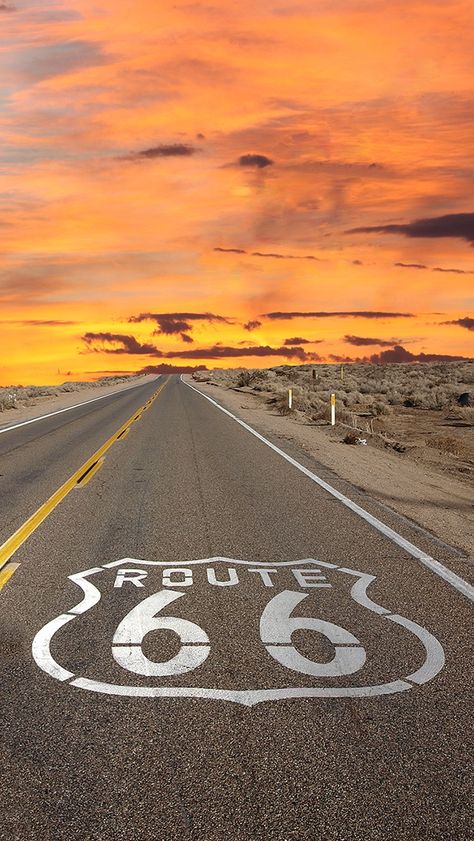 Highway route 66  source Flickr.com Route 66 Wallpaper, Cars The Movie, Road 66, Great Basin National Park, Best Road Trips, Route 66 Road Trip, Lassen Volcanic National Park, 2160x3840 Wallpaper, Road Trip Routes